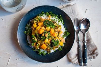 © Lisa Dauer Würziges Süßkartoffel-Curry
